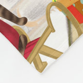 Engels Bulldog Christmas Fleece Deken (Hoek)