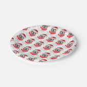 Engels Bulldog Dog Breed Christmas Papieren Bordje (Gekanteld)