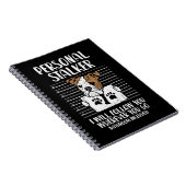 Engels Bulldog Hondenliefhebber Personal Stalker E Notitieboek (Rechterzijde)