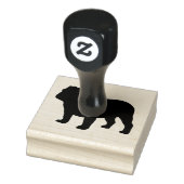 Engels Bulldog Hondenras Silhouette Rubberstempel (Stempel)