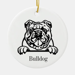 Engels bulldog ornament
