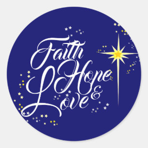 ENGELS Christelijk KERSTMIS drie koningen dag Ronde Sticker