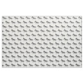 Engels Cocker Spaniel in Black and White Pattern Stof (Yard (91,4 cm))