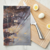 Engels Cocker Spaniel Kerstmis Feestelijk Seizoen Theedoek (Quarter Fold)