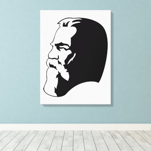 Engels, Communism, Socialism, Soviet Union Canvas Afdruk (Insitu (Houten vloer))