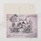 Engels Cottage Cotswolds Briefkaart (Voorkant / Achterkant)