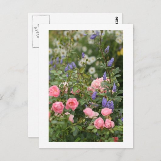 Engels Cottage Garden Briefkaart (Voorkant / Achterkant)