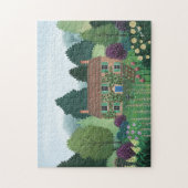 Engels Country Cottage House Legpuzzel (Verticaal)