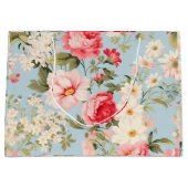 Engels Countryside Flower Garden Gift Bag Groot Cadeauzakje (Voorkant)