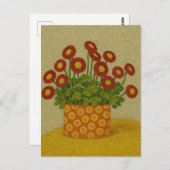 Engels Daisy Briefkaart (Voorkant / Achterkant)