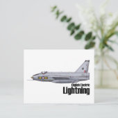 Engels Electric Lightning Briefkaart (Staand voorkant)