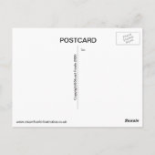 Engels Electric Lightning Briefkaart (Achterkant)