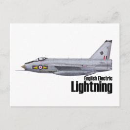 Engels Electric Lightning Briefkaart