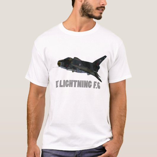 Engels Electric Lightning F.6 T-Shirt (Voorkant)