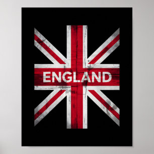 Engels Engeland Brittannië Uk Geschiedenis Vakanti Poster