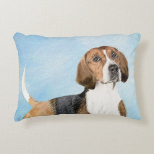 Engels filtreerschilderij - Kute Original Dog Art Accent Kussen