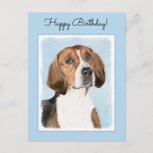 Engels filtreerschilderij - Kute Original Dog Art Briefkaart