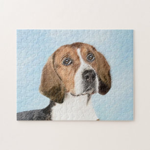 Engels filtreerschilderij - Kute Original Dog Art Legpuzzel