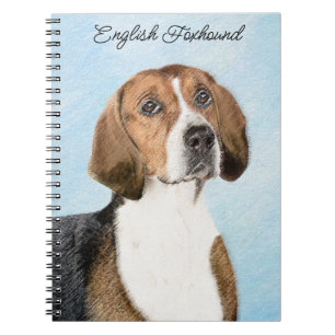Engels filtreerschilderij - Kute Original Dog Art Notitieboek