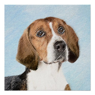 Engels filtreerschilderij - Kute Original Dog Art Perfect Poster