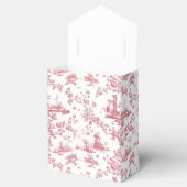  Engels Floral Toile de Jouy-Pink Bedankdoosjes (Geopend)