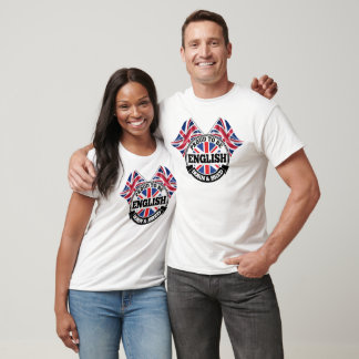 Engels Geboren in en Bred T-shirt