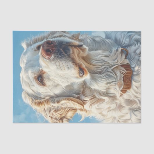 Engels Golden Retriever1 Tissuepapier (Voorkant)