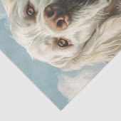 Engels Golden Retriever2 Tissuepapier (Detail)