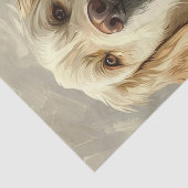 Engels Golden Retriever5 Tissuepapier (Detail)