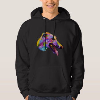 Engels Greyhound Colorful Pop Art Portret voor do Hoodie