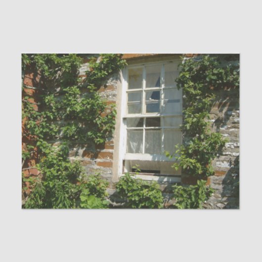 Engels huisje is charmant tissuepapier (Voorkant)