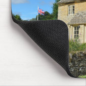 Engels huisje met tuinmousepad muismat (Hoek)