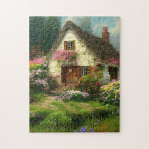 ENGELS HUISJE TUIN PUZZEL