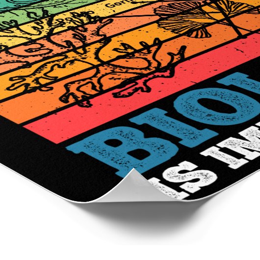 Engels is belangrijk maar biologie is belangrijk poster (Hoek)