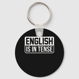 Engels is in Tense Language Teacher Grammar Sleutelhanger