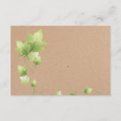 Engels Ivy Bruiloft Informatie Kaart (Achterkant)