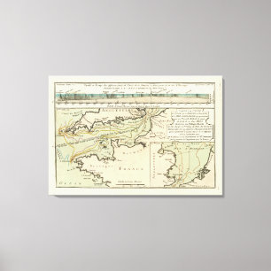 Engels kanaal canvas afdruk