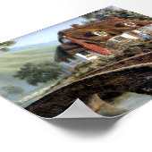 Engels Katoen op het platteland. Poster (Hoek)