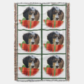 Engels kerstfeest deken (Voorkant Verticaal)