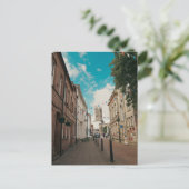 Engels land stad feestdagenkaart (Staand voorkant)