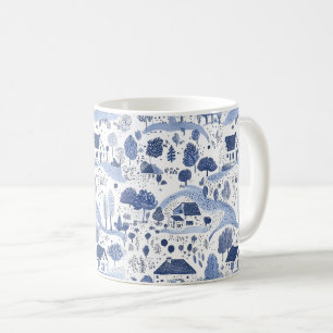 Engels Landelijk Toiletpatroon Koffiemok