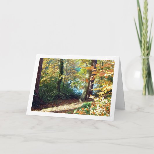 Engels Landschap Bossen Kaart (Voorkant)