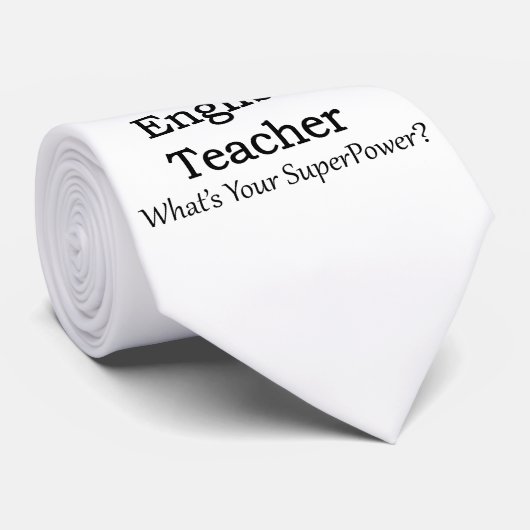 Engels leraar stropdas (Opgerold)