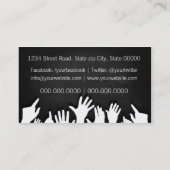 Engels leraar visitekaartje (Achterkant)