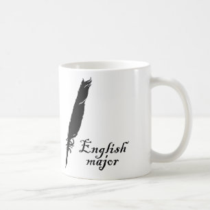 Engels majoor en quill koffiemok