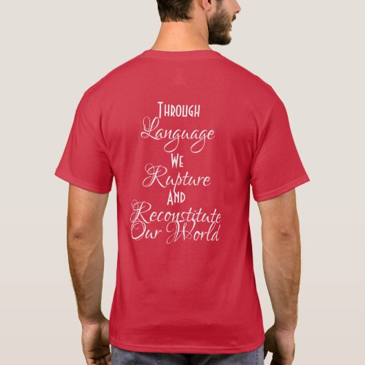 Engels Major Language Shirt (Achterkant)