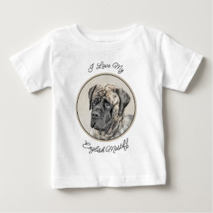 Engels Mastiff (Brindle) schilderen - Dog Art