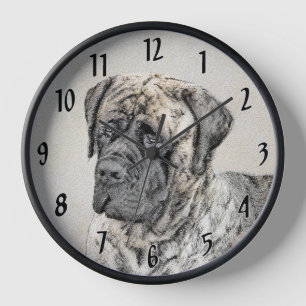 Engels Mastiff (Brindle) schilderen - Dog Art
