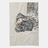 Engels Mastiff (Brindle) schilderen - Dog Art Theedoek (Verticaal)