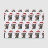 Engels Mastiff Dog Breed Christmas Tissuepapier (Voorkant)